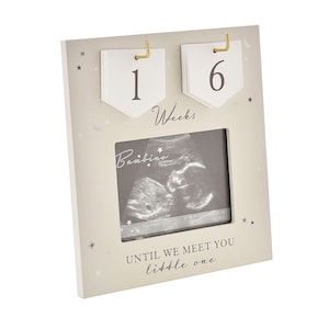 Baby Arrival Countdown Picture Frame -Baby Scan New Parents To Be Gift