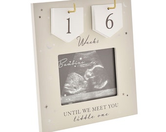 Baby Arrival Countdown Picture Frame -Baby Scan New Parents To Be Gift