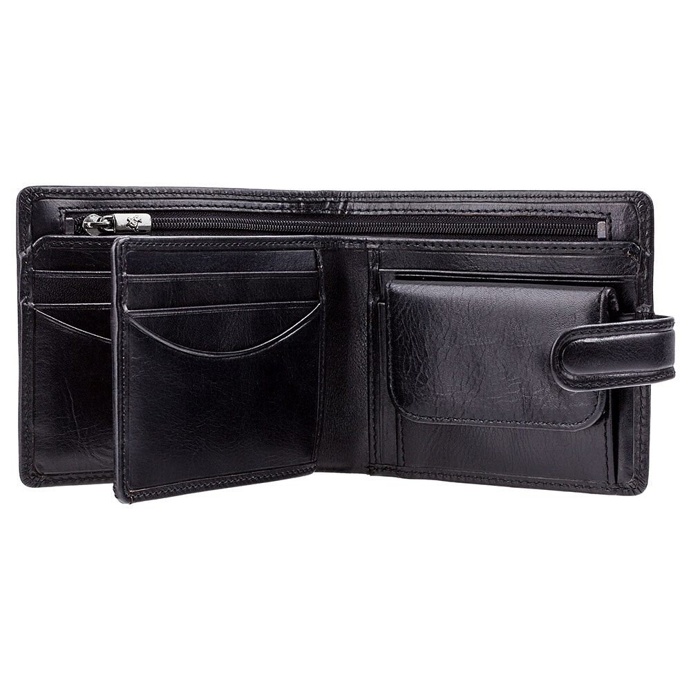 Personalised RFID Visconti Men's Premium Black Leather - Etsy UK