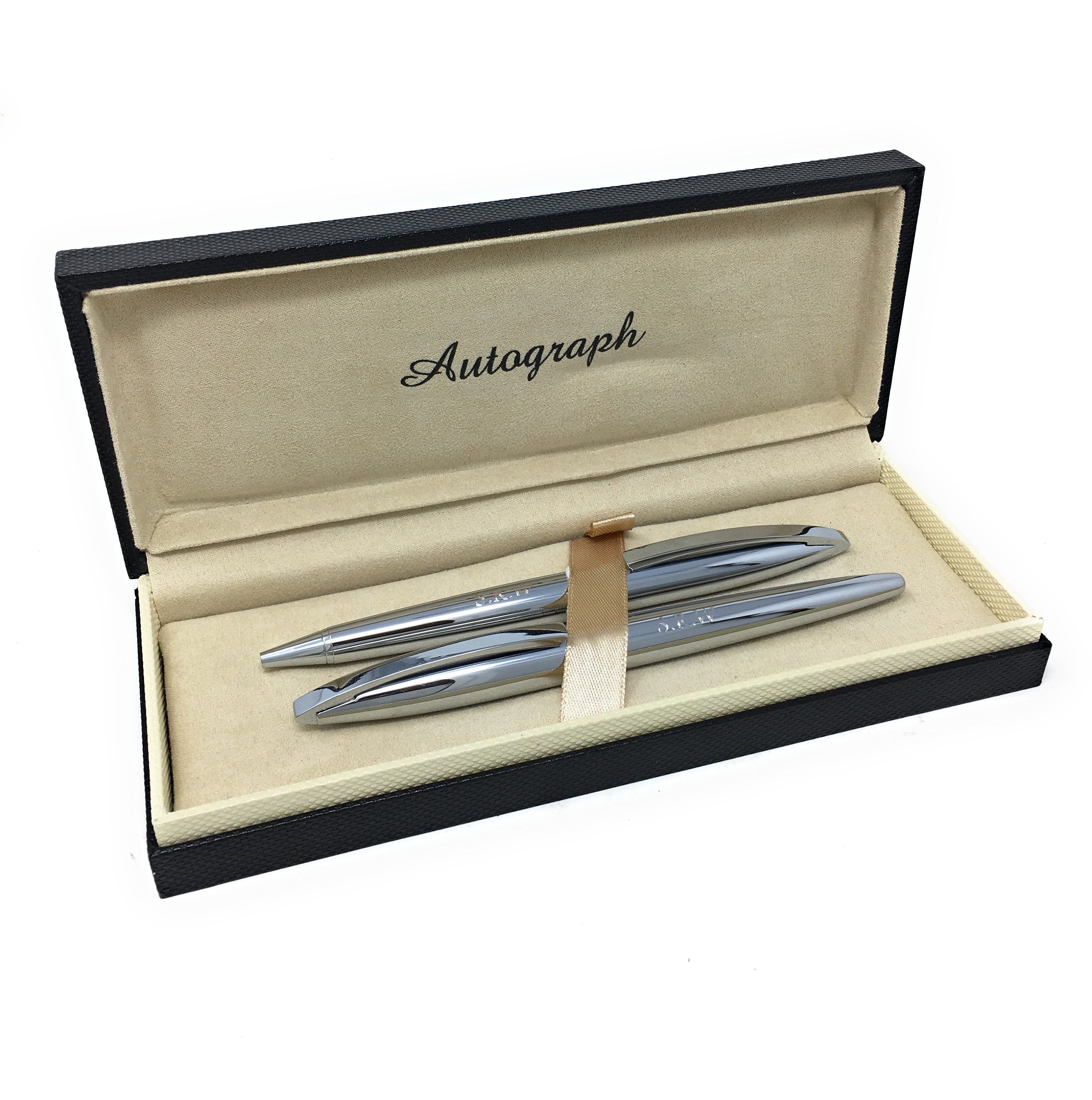 Personalised Ballpoint & Rollerball Pens Gift Set Custom Etsy