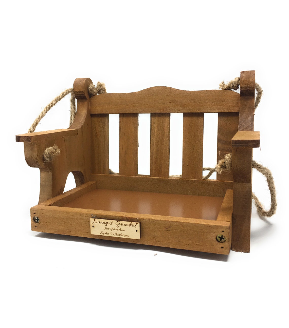 Personalised Wildlife World Bird Feeder Swing Seat Engraved Etsy UK