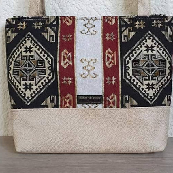Handbag, handbag, shoulder bag in two sizes, unique pieces in very good workmanship, ideal for daily use