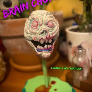 Brain Chomper Zombie Display Head