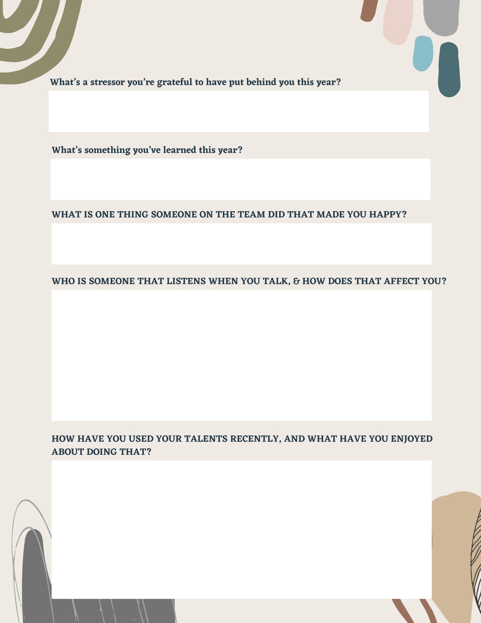 Gratefulness Worksheet Etsy Gratefulness Worksheet Etsy