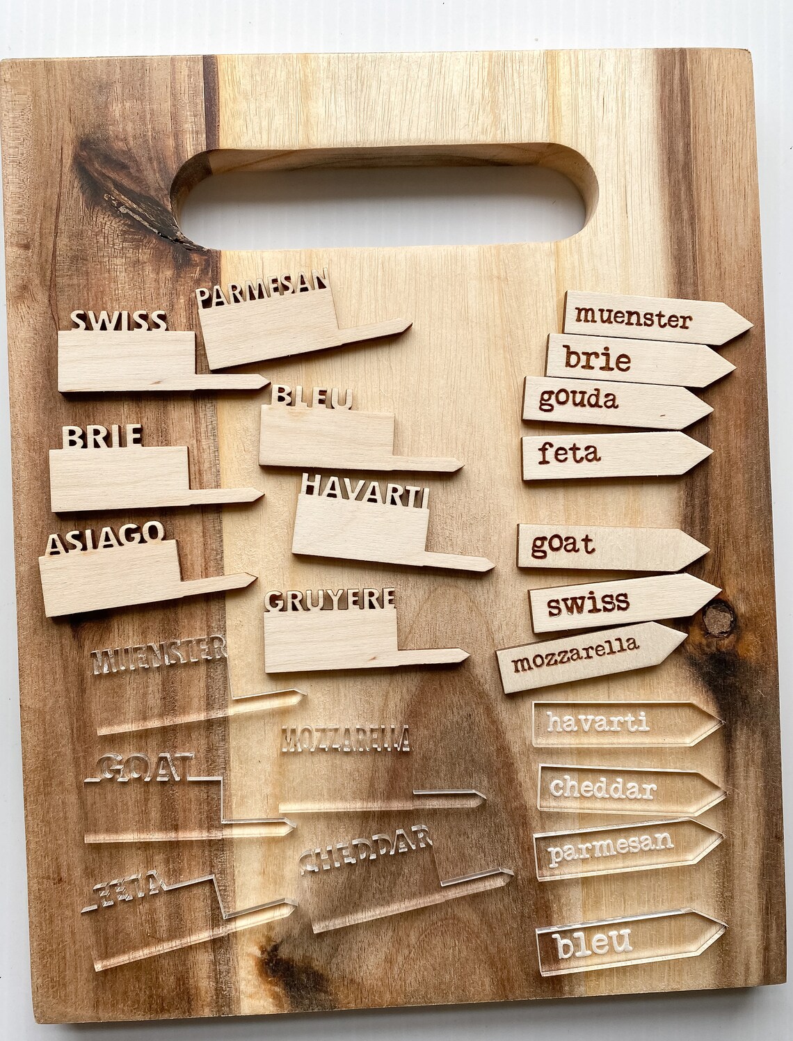 Cheese Markers for Charcuterie Boards Cheese Labels Cheese Etsy