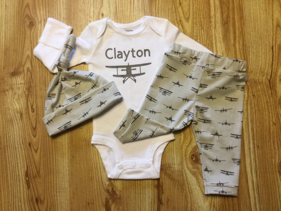 Homecoming baby outfit Baby airplane outfit coming home baby | Etsy