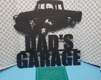 Custom Metal Dads GARAGE Sign Papas Garage Grandpas Garage FREE SHIPPING