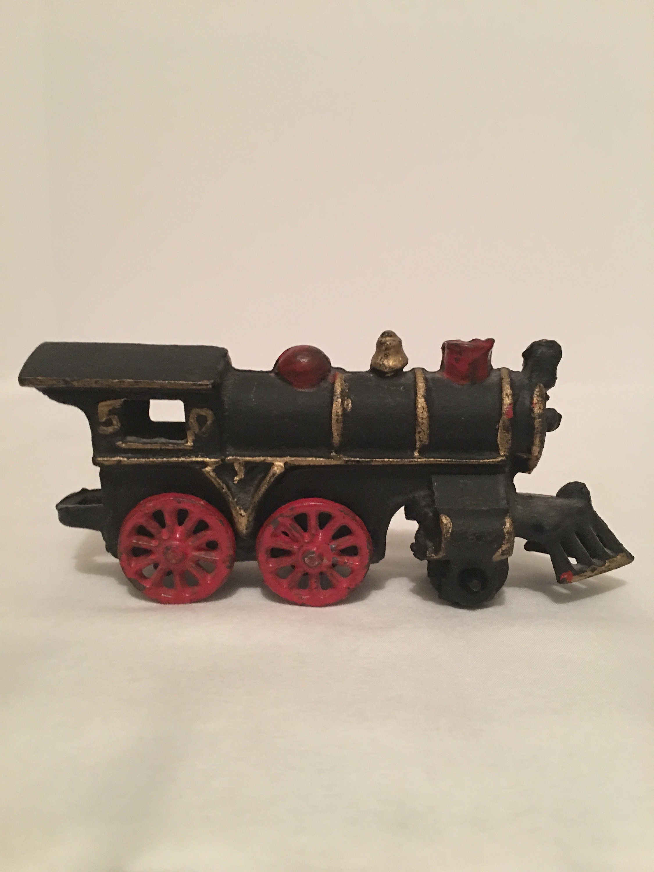 Large Cast Iron Train Push Toy/Cast Iron Steam Engine/Cast Etsy