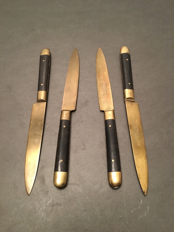 Antique Brass Fruit Knives/mid Century Brass Knives/4 Vintage Fruit Knives/old  Brass Knife Set/new Listing/on Sale/krazyvintagegypsies -  Israel
