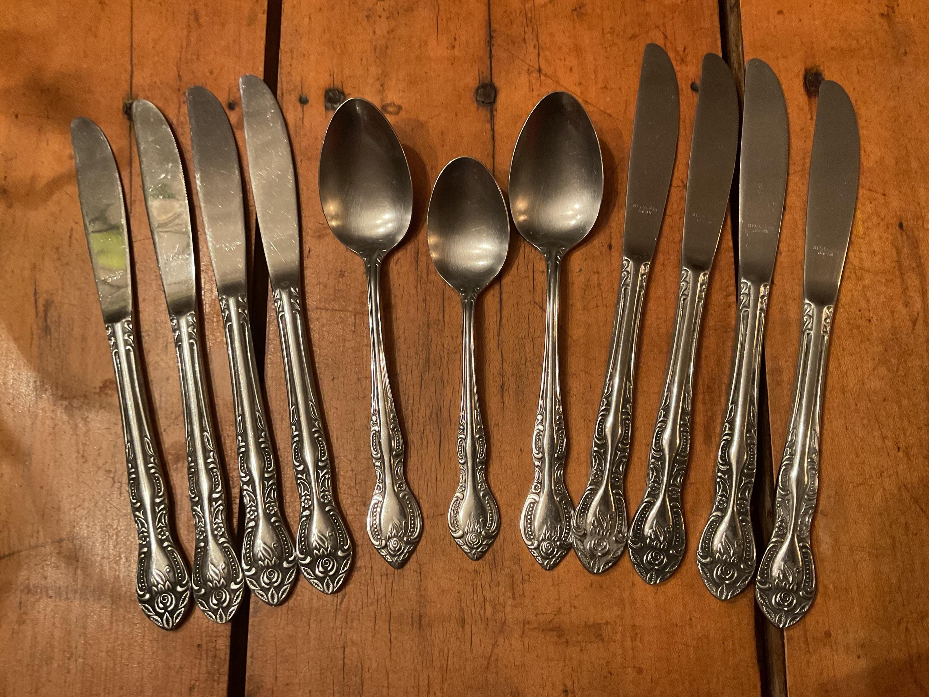 Vintage Japanese Stainless Steel Silverware - Etsy Canada