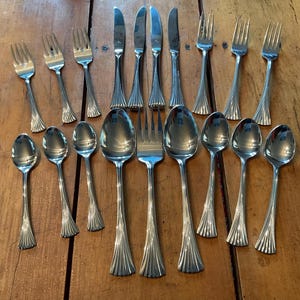 Northland MELBOURNE Stainless Flatware - Individual Replacement Pieces - Glossy Tapered Design - Oneida Northland Korea - Choose Your Piece