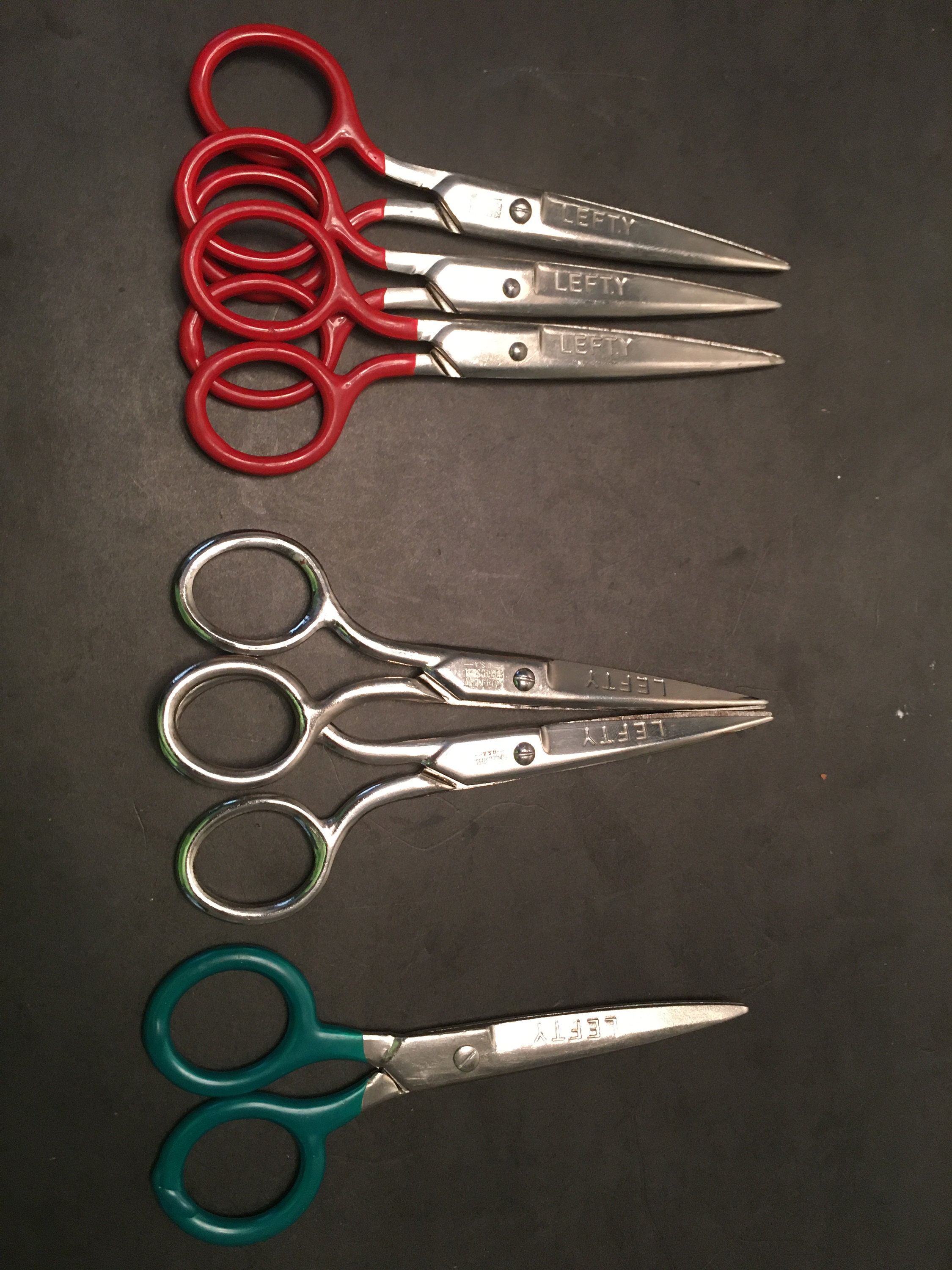 Left Handed Scissors/Vintage Left Hand Craft Scissors/Old School