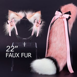 anal plug tail and ears Butt Plug Fox Tail
