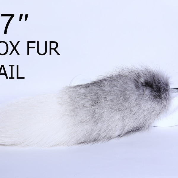 aliriga fox fur tail plug - fox tail plug - wolf tail butt plug - cat tail plug - anal plug tail - anime cosplay - petlay tail plug -mature