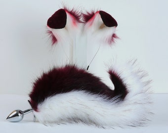 Custom Tomorrow/'s Ark-Tomorrow Platinum Ears-COSPLAY-Butt Plug-Animal Ears-Handmade-Fox Ears-Cat Ears-Christmas Gifts-Lolita-Performance