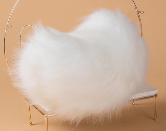 Queue de lapin blanc anime cosplay queue de lapin queue de cerf à fourrure cosplay costume de fourrure queue de mouton cosplay nub queue queue à fourrure ALIRIGA