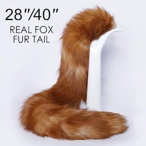 ist befriedigend gut Red 70cm Extra Long Tail With Metal Butt Plug