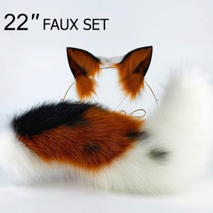 Ensemble oreilles et queue de chien border collie bandeau oreille de chiot ensemble oreilles et queue de berger chiot jouer queue et oreilles de chien anime cosplay anime cosplay