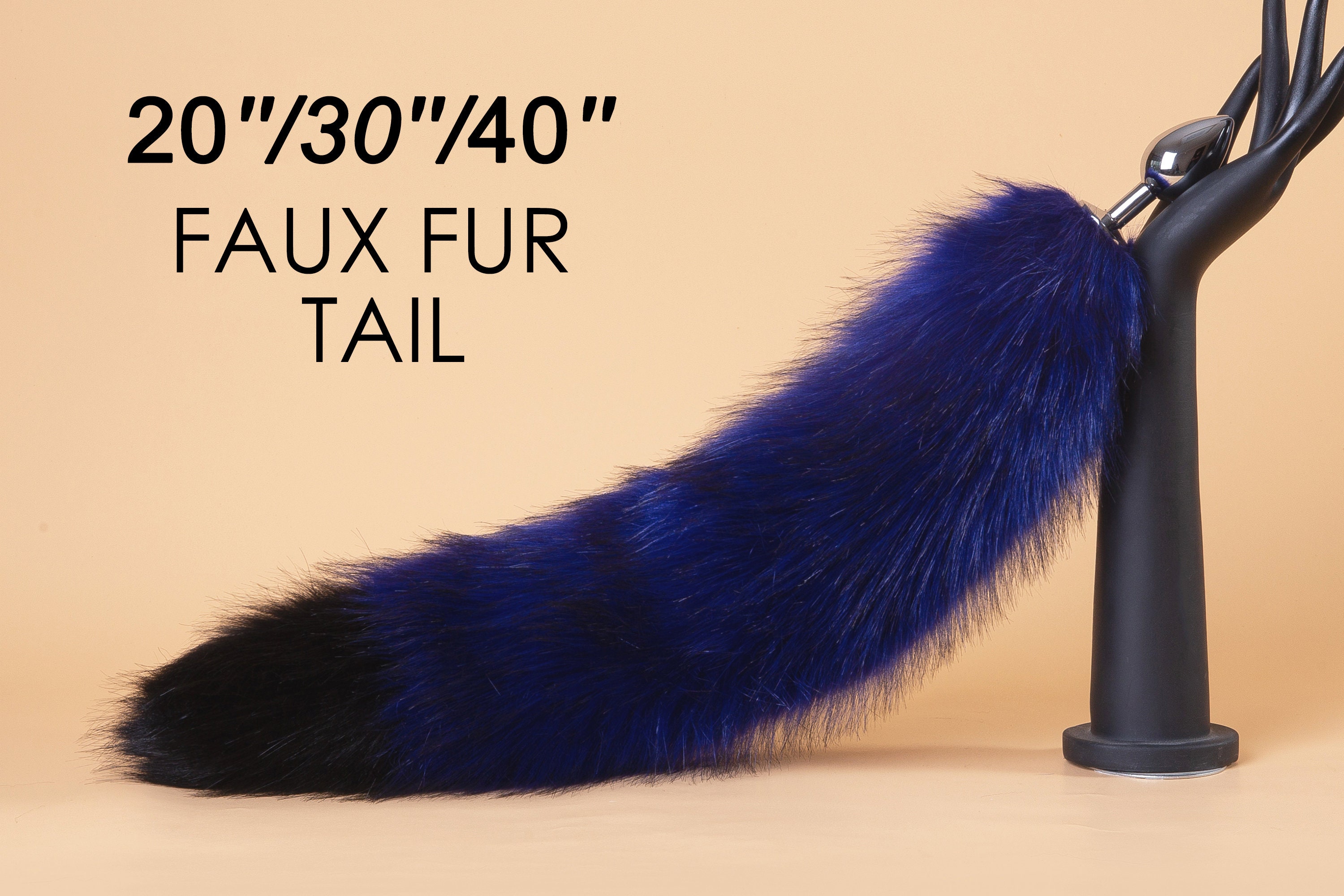 tail butt plug blue black fox tail buttplug kitten wolf tail plug bdsm anime cosplay petplay bondage ddlg anal plug tail plug sex toy mature