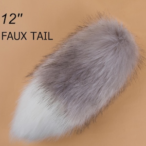 rabo de coelho cinza e branco anime cosplay rabo de coelho rabo de veado peludo cosplay fursuit rabo de ovelha cosplay rabo de nub rabo peludo ALIRIGA