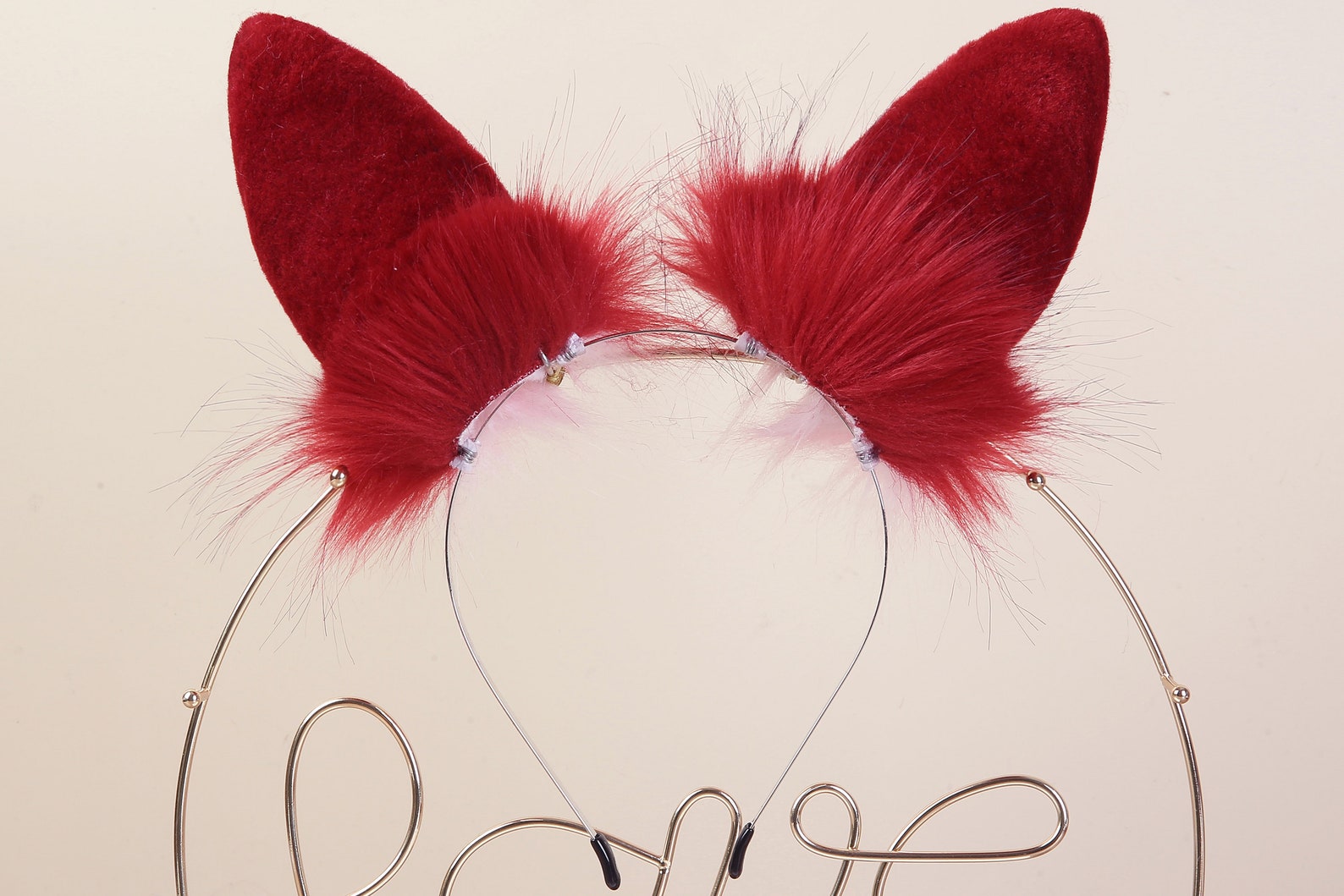 Red White Bunny Ear and Tail Plug Set Rabbit Tail Butt Plug Etsy