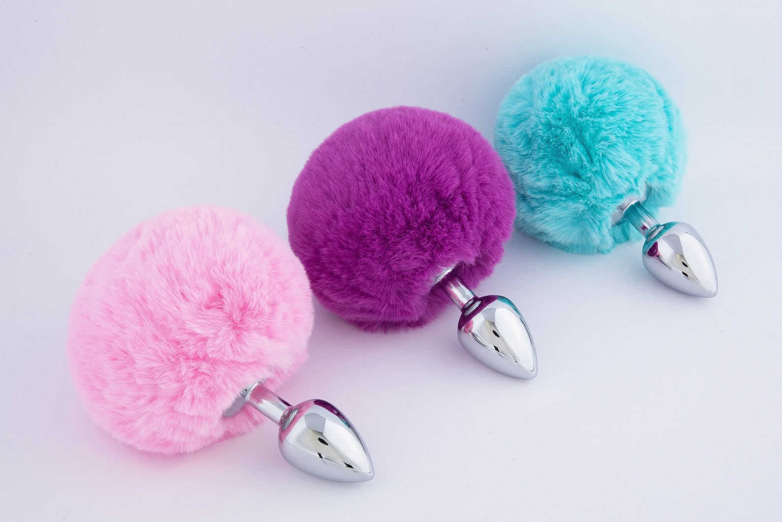 Bunny tail plug white short rabbit tail butt plug faux fur Etsy