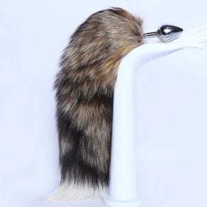 Aliriga Fox Fur Tail Plug Fox Tail Plug Wolf Tail Butt Plug Cat Tail