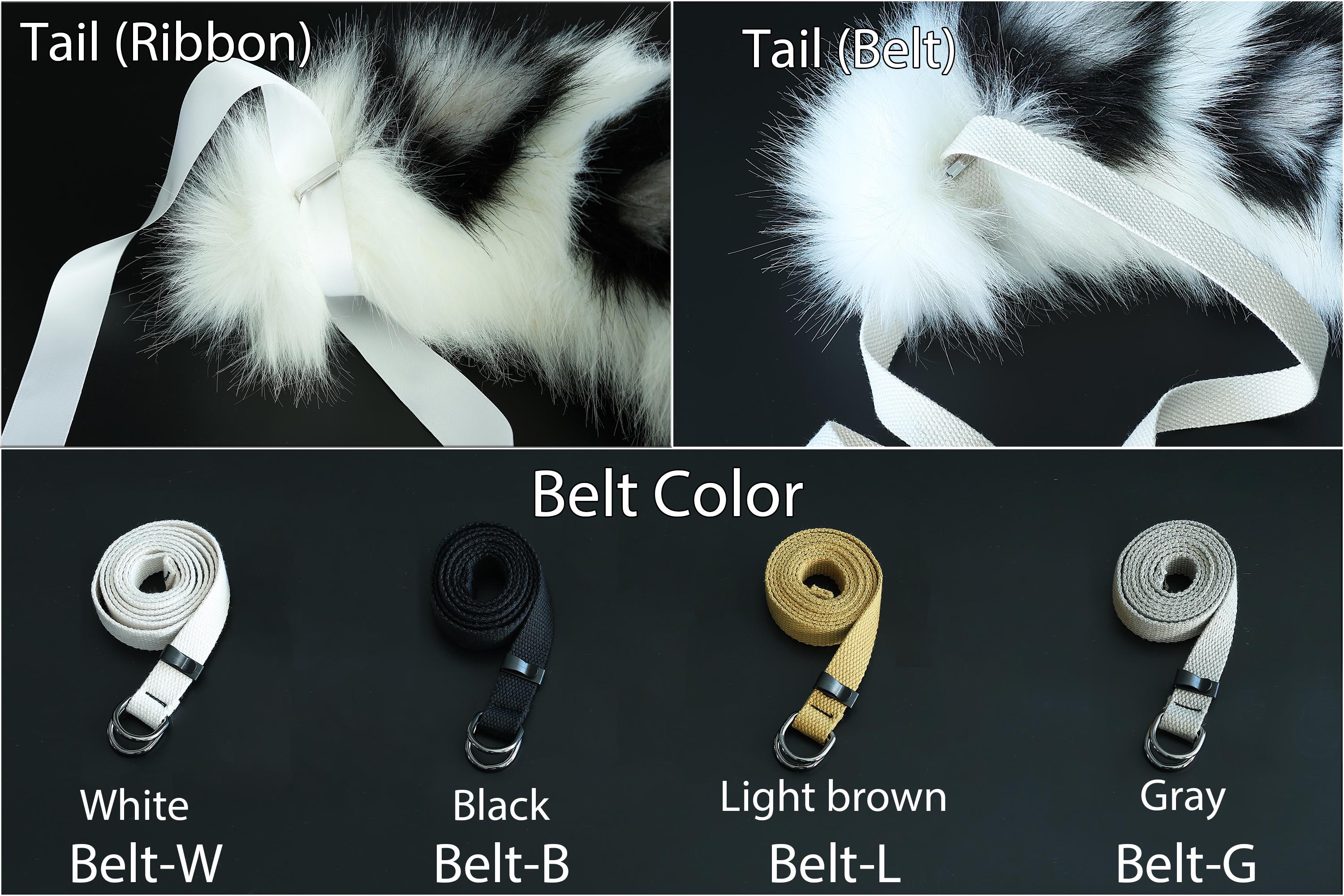 Faux Fur Sheep Tail and Ear Set Anime Cosplay Goat Ear and Tail