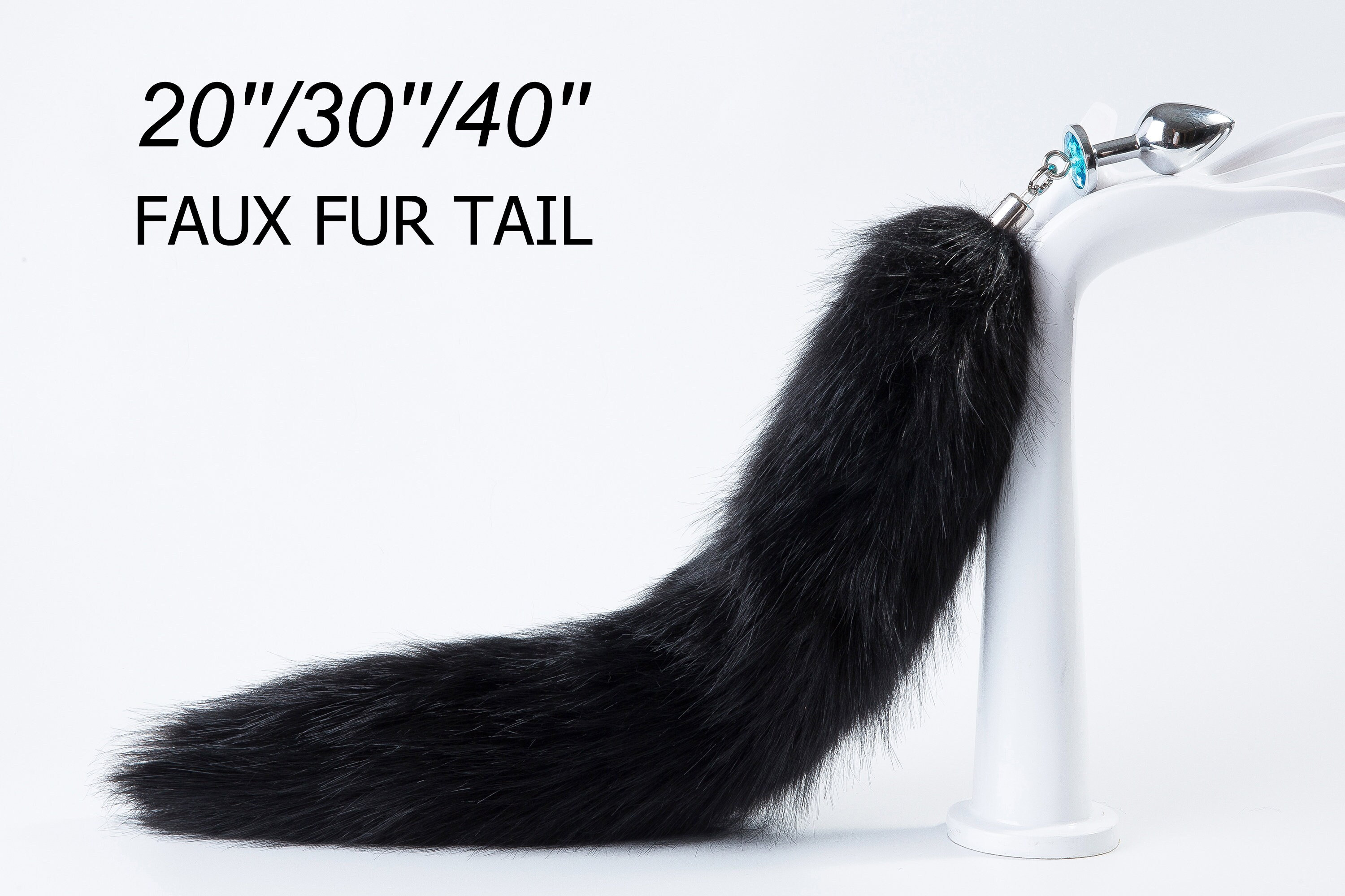 Black Tail Butt Plug Tail Fox Tail Plug Detach Butt Plug Sex Etsy Uk