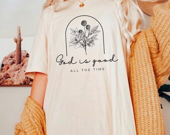 God is Good All the Time Bella Canvas Tee