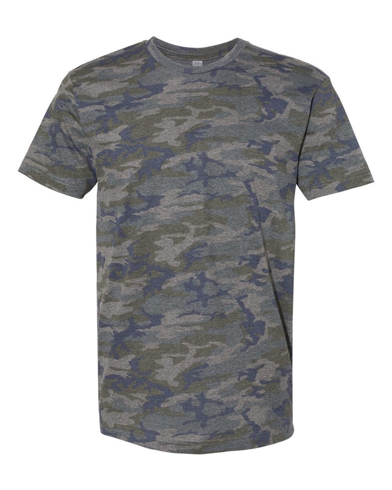 Camiseta unisex negra con estampado de leopardo o camuflaje - Ajuste unisex, la mejor camiseta y muy cómoda. Vintage Camo