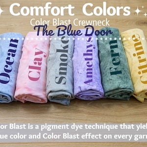 Comfort Colors Color Blast Short Sleeve Tee Blank Adult Heavyweight