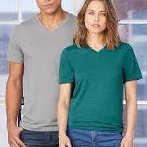 Bella Canvas V Neck Tee - Blank Soft V Neck Tee