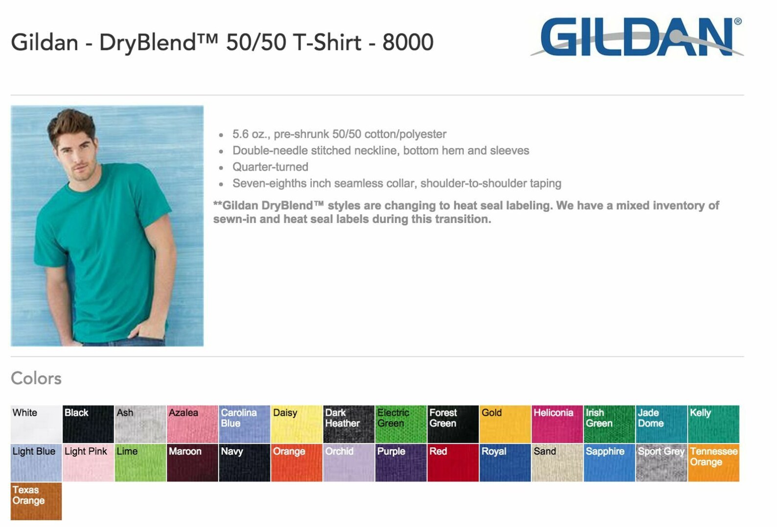 Gildan Blank T-shirt for Screenprint ,htv ,vinyl ,embroidery - Etsy