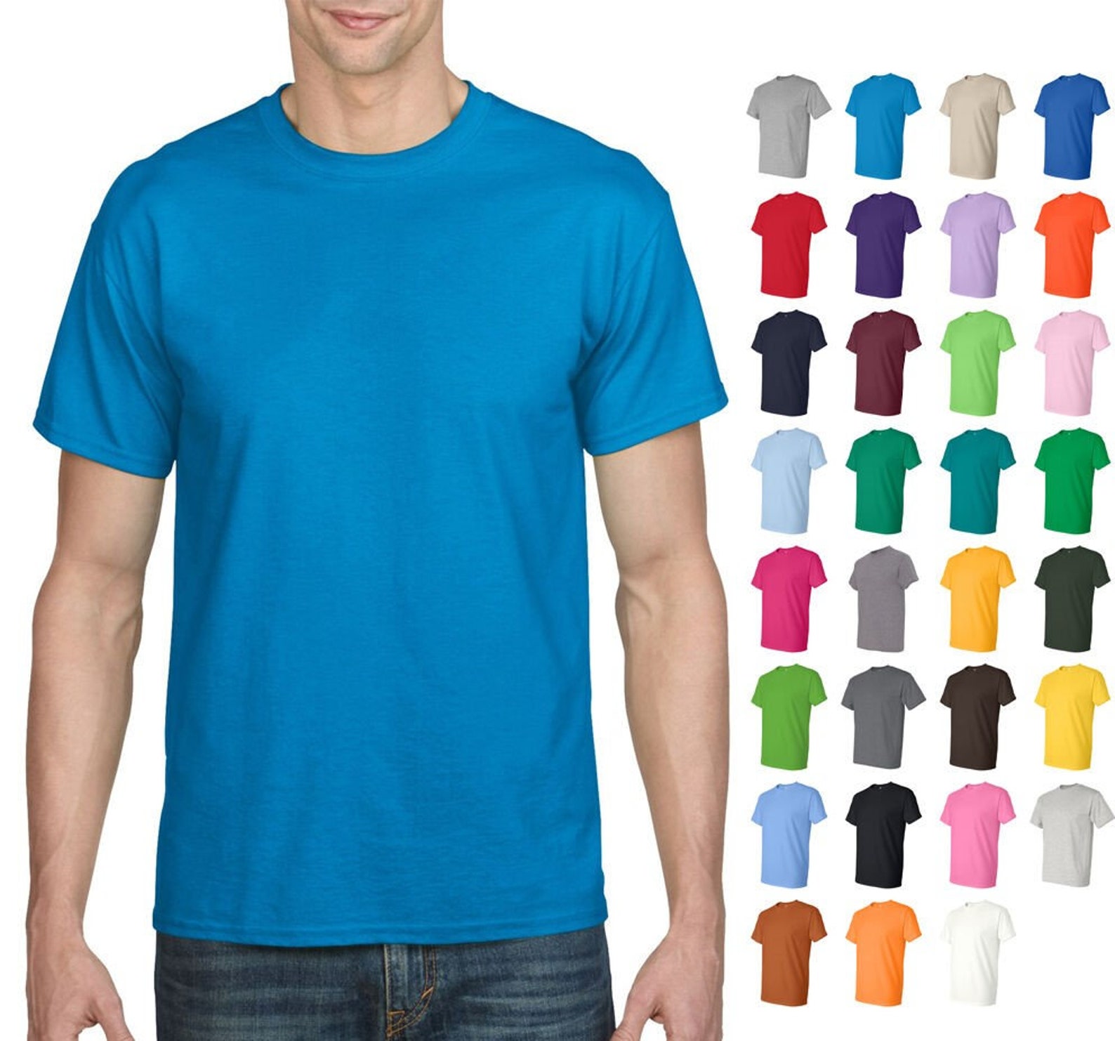 Gildan Blank T-shirt for Screenprint ,htv ,vinyl ,embroidery - Etsy