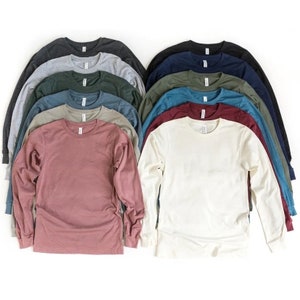 Bella Canvas Unisex Long Sleeve Tee - Comfy, Soft