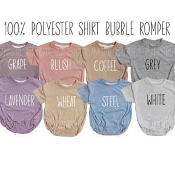 Sublimation Baggy Bubble Bodysuit Onesie Romper 100% Polyester Blank