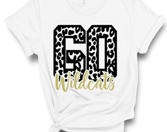 Go Wildcats Leopard Tee