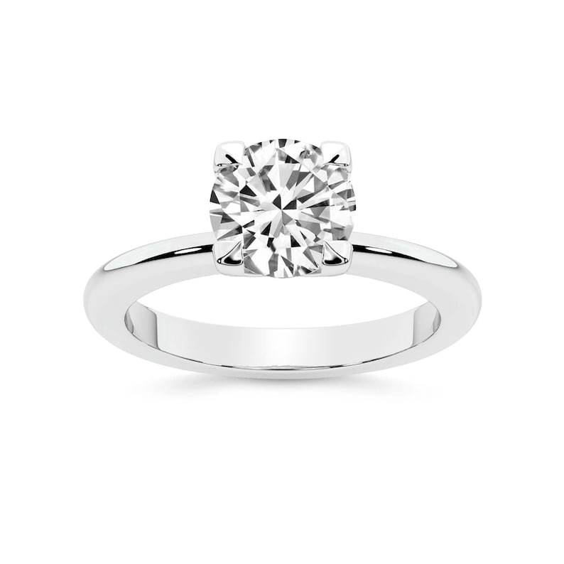 IGI Certified Lab Grown Diamond Solitaire Ring – 14K White Gold bild 1