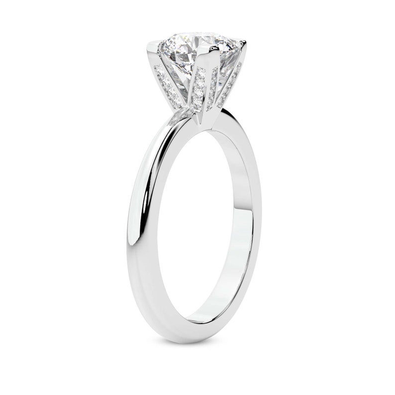 IGI Certified Lab Grown Diamond Solitaire Ring – 14K White Gold bild 2