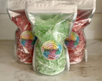 Homemade rock candy 1/2 pound bags
