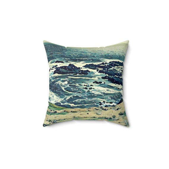 Off The Coast Spun Polyester Square Pillow