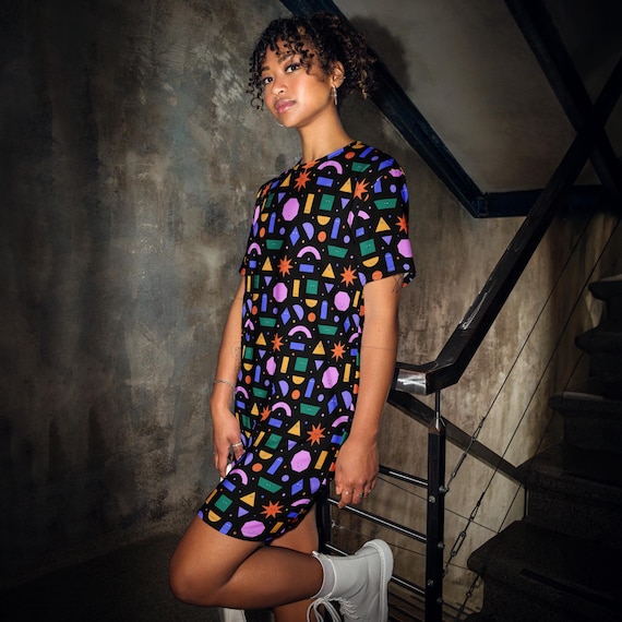 Sentient Shapes T -shirt dress