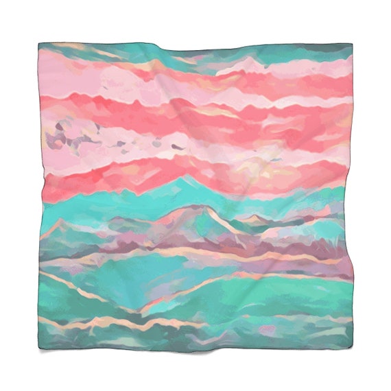 Candy Sky Poly Scarf
