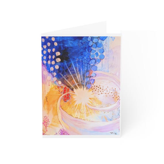 Spark Art Print Greeting Cards (1, 10, 30, and 50pcs)