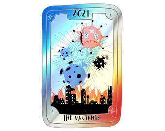 Tarot The Variants 2021 Holographic Die-cut Sticker