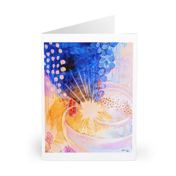 Spark Art Print Greeting Cards (5 Pack)
