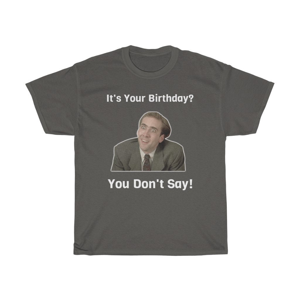 nic cage t shirt