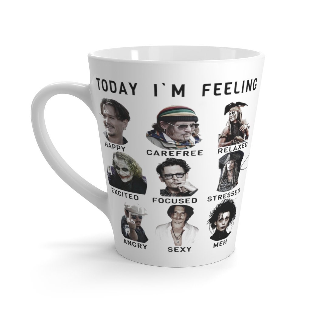 Johnny Depp 12oz Latte Mug Cup Coffee Mugs Cute Funny Unique | Etsy
