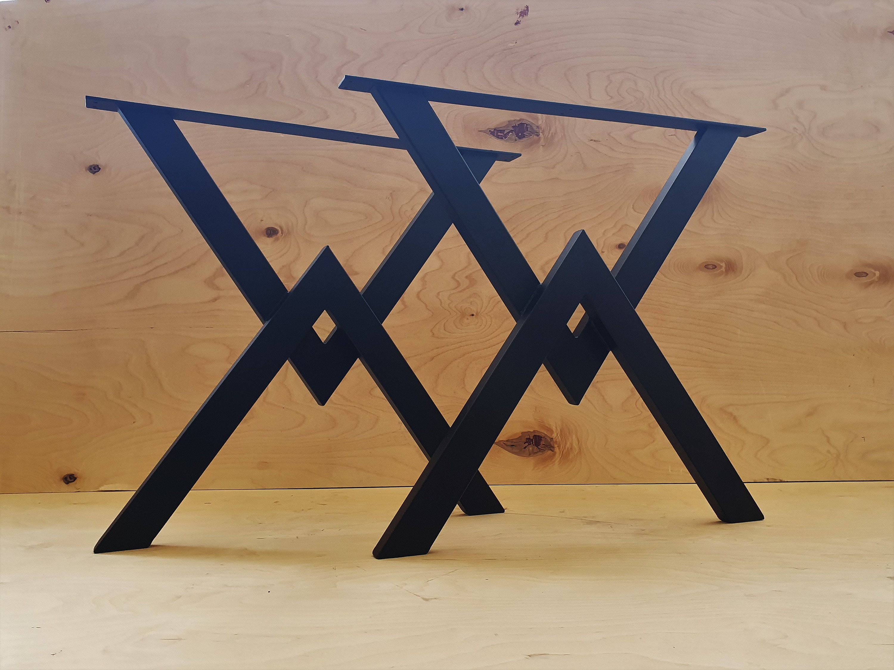 Metall Tischbeine 2er Set V förmige Möbelbeine aus Metall | Etsy